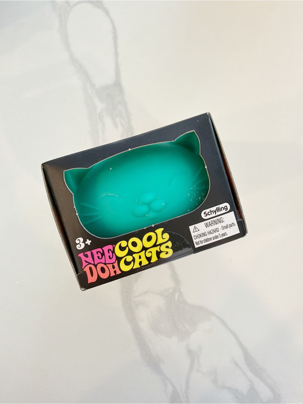 NEW NeeDoh Cool Cats TEAL 🩵 Rare Color Schylling Squishy Sealed